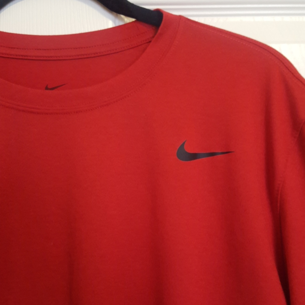 *2 for $10* Red Nike Dri-fit short-sleeve shirt